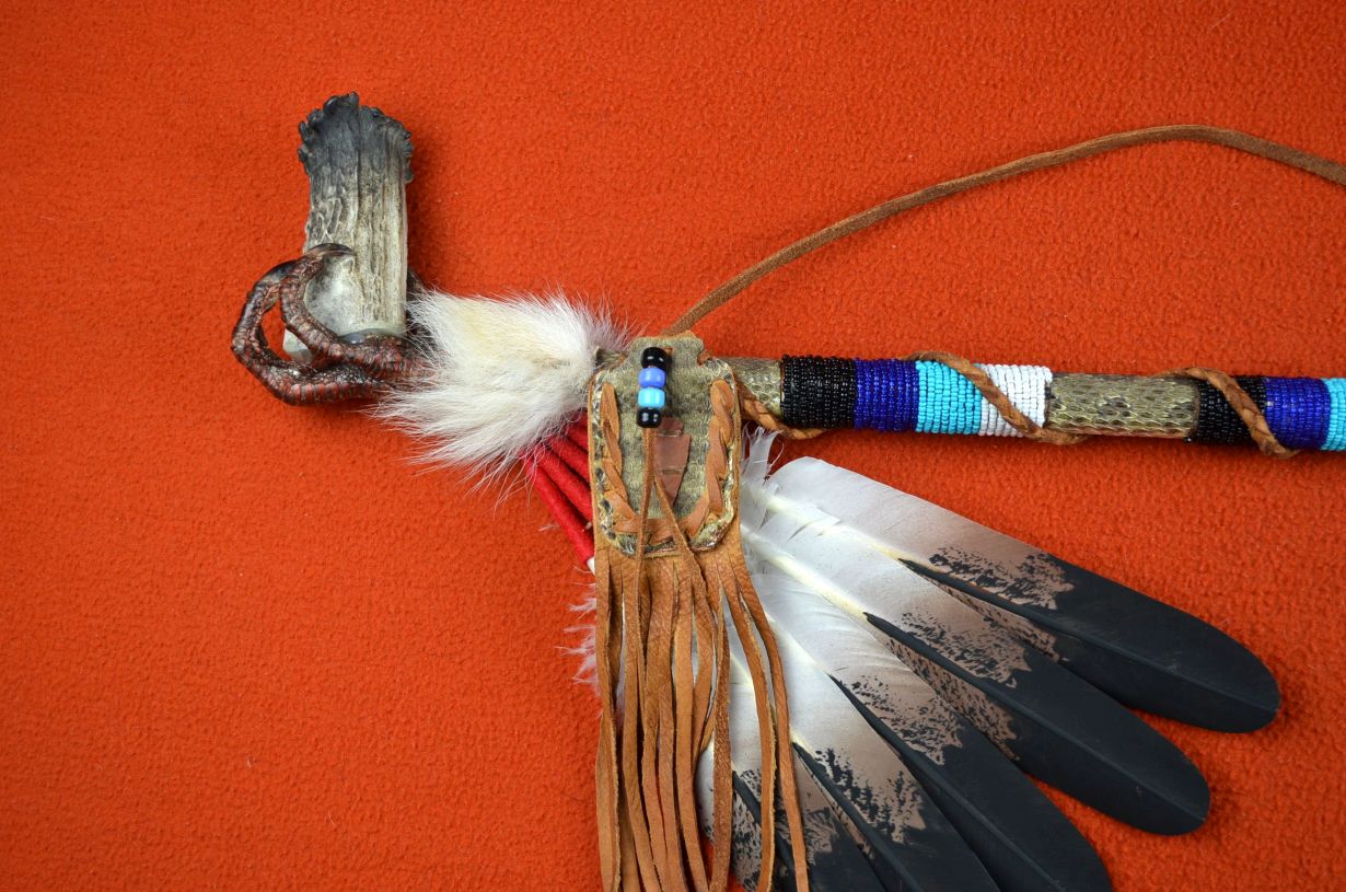 Calumet Fancy Native American Eagle Ceremonial Peace Pipe